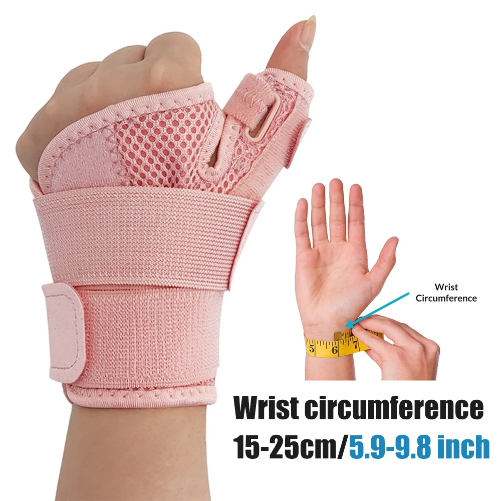 1pcsFlexible Splint Wrist Thumb Support Brace for Tendonitis Arthritis Breathable Thumb Protector Guard Fits Right and Left Hand
1pcsFlexible Splint Wrist Thumb Support Brace for Tendonitis Arthritis Breathable Thumb Protector Guard Fits Right and Left Hand