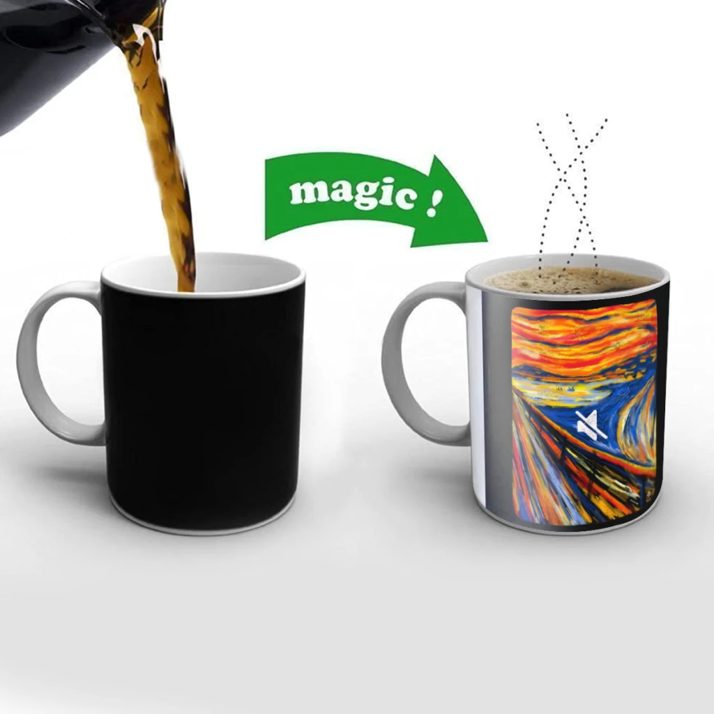 The Mute Creativity Change Color Chang mug Ceramic mug Hot Coffee Cup Breakfast Cup Mug Friend Gift
The Mute Creativity Change Color Chang mug Ceramic mug Hot Coffee Cup Breakfast Cup Mug Friend Gift