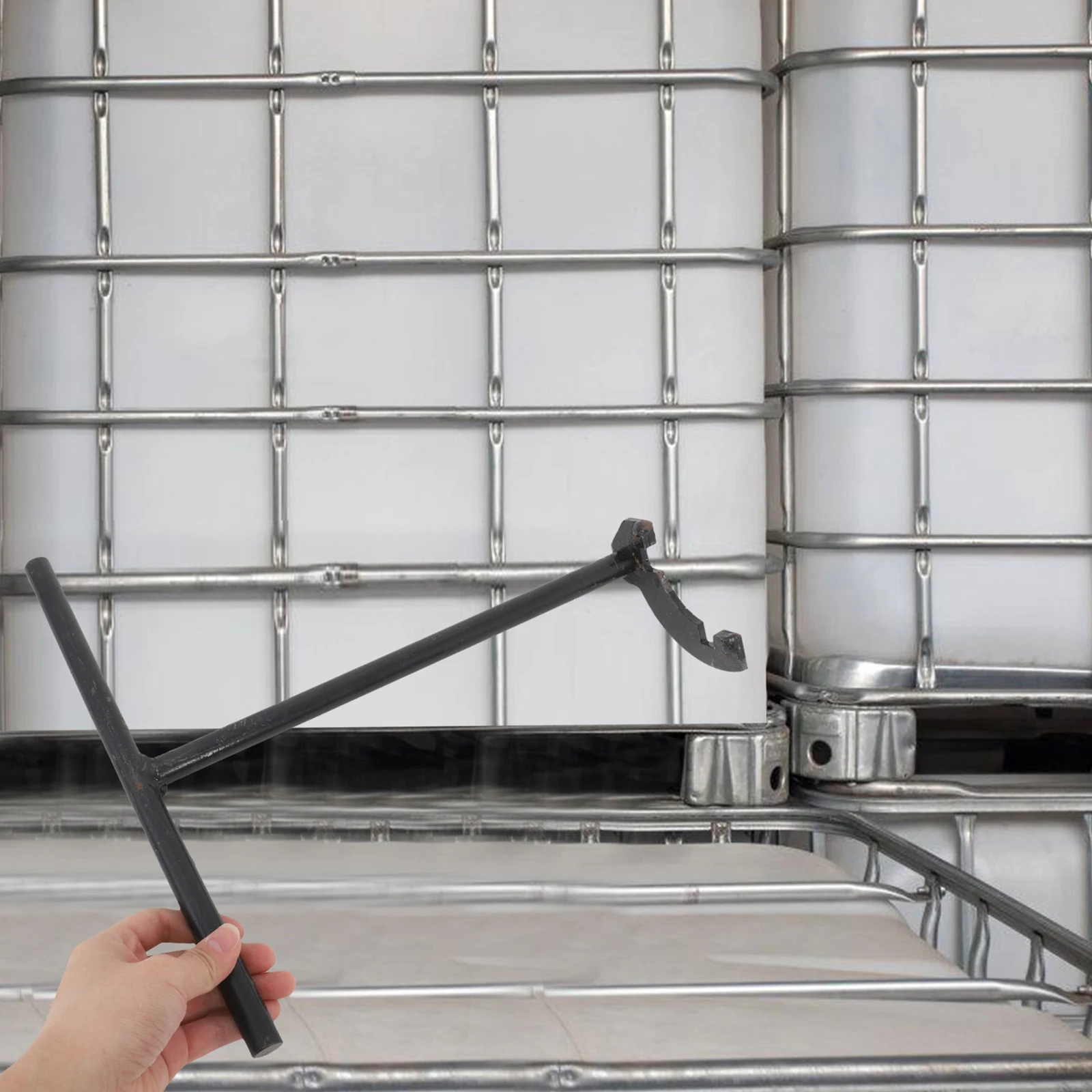 Valve Unloading Wrench For Ibc Tote Tank Valve Carbon Steel Dual Handle Industrial Tightening Tool Water Shut Off
Valve Unloading Wrench For Ibc Tote Tank Valve Carbon Steel Dual Handle Industrial Tightening Tool Water Shut Off