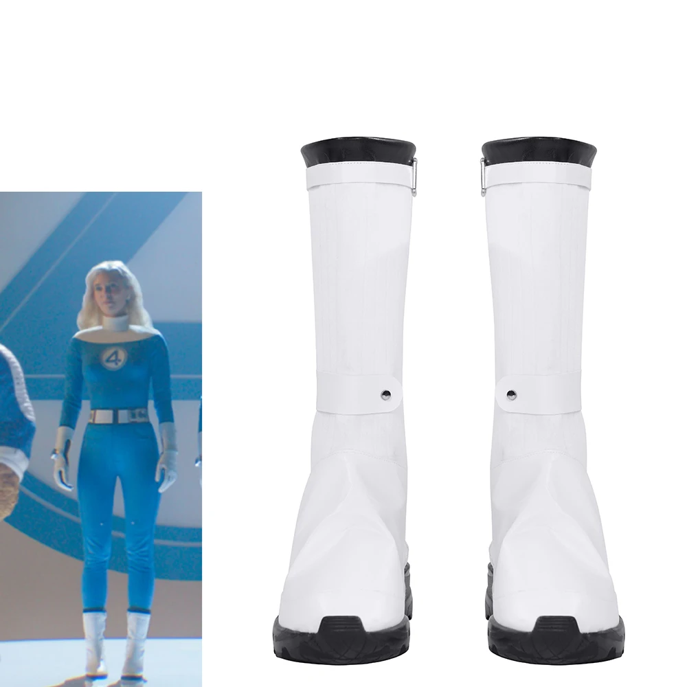 Invisible Cosplay Woman Susan Storm Costume Woman's White Boots Shoes Halloween Cos Accessories Half Boots
Invisible Cosplay Woman Susan Storm Costume Woman's White Boots Shoes Halloween Cos Accessories Half Boots
