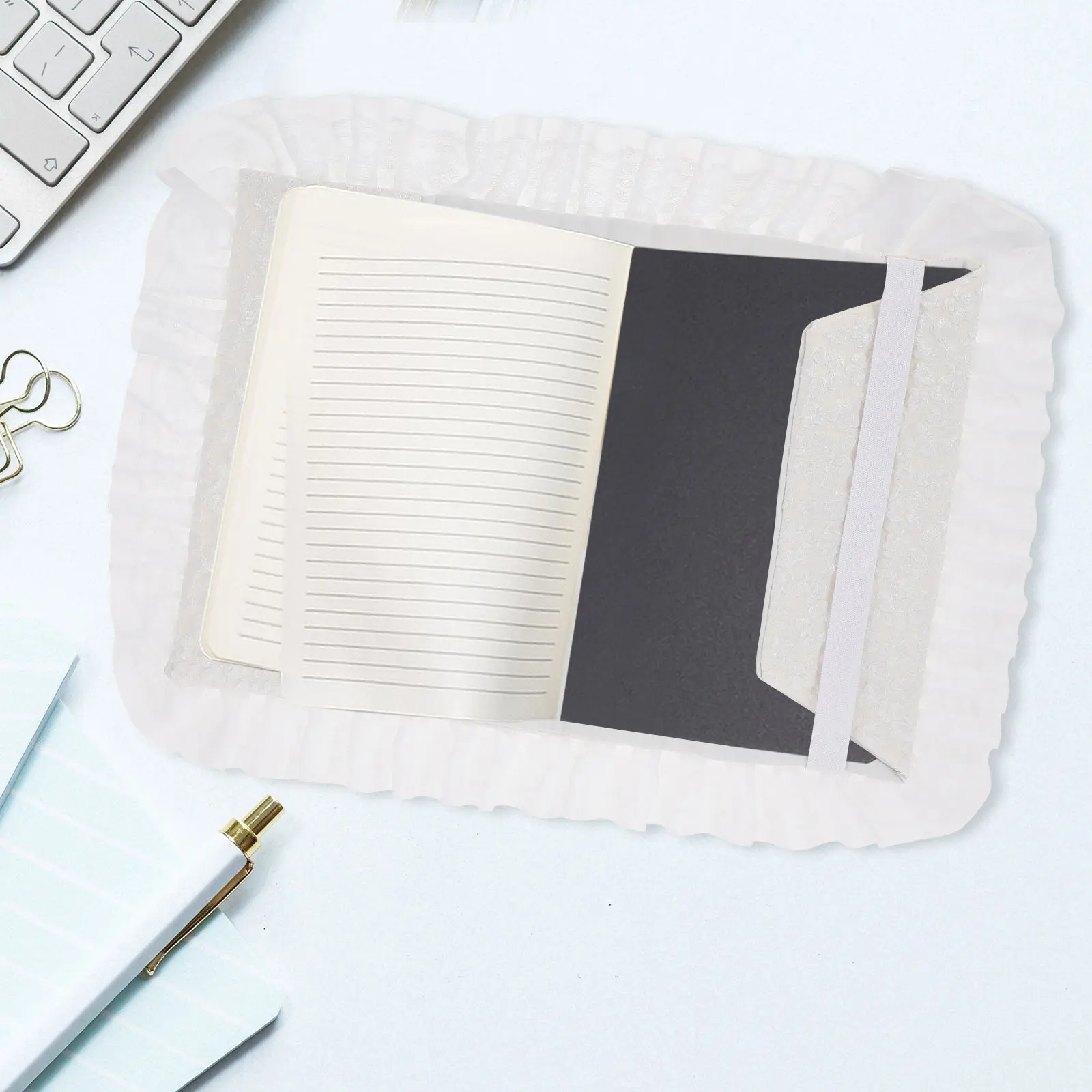 Delicate Lace Book Cover Elegant Decorative Protective Sleeve for Books Notebooks Diaries Students Reusable Washable Anti-Wear
Delicate Lace Book Cover Elegant Decorative Protective Sleeve for Books Notebooks Diaries Students Reusable Washable Anti-Wear