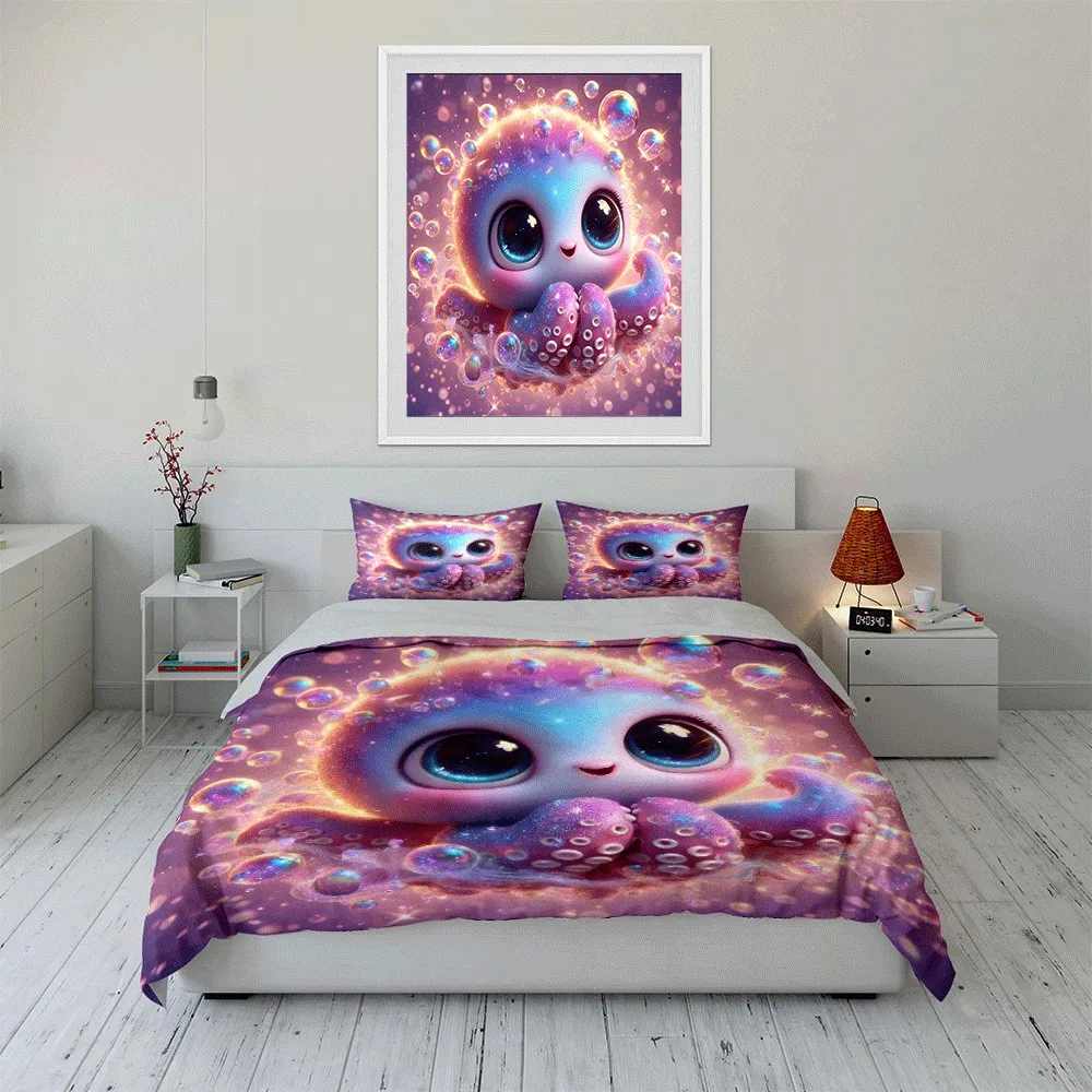 "Underwater Fantasy Themed Three-Piece Set" Exquisite three-piece bedding set gift for kids and adults
"Underwater Fantasy Themed Three-Piece Set" Exquisite three-piece bedding set gift for kids and adults