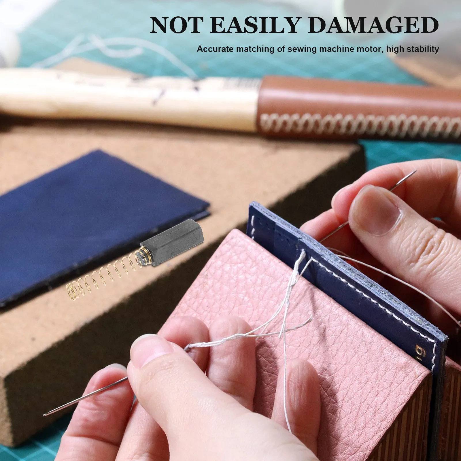 20Pcs Carbon Brush for Sewing Machine Motor Replacement Parts Heavy Duty Low Noise Reduced Friction Smooth Surface
20Pcs Carbon Brush for Sewing Machine Motor Replacement Parts Heavy Duty Low Noise Reduced Friction Smooth Surface
