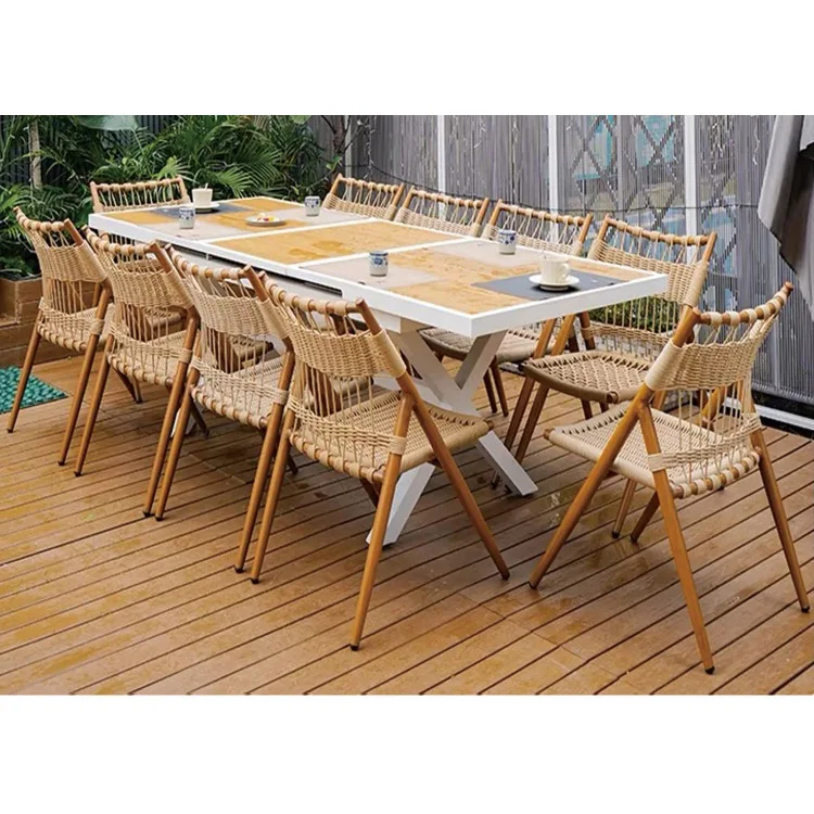 # Modern Outdoor Dining Set Weather-Resistant For Gardens Courtyards Villas Hotels & Parks
# Modern Outdoor Dining Set Weather-Resistant For Gardens Courtyards Villas Hotels & Parks
