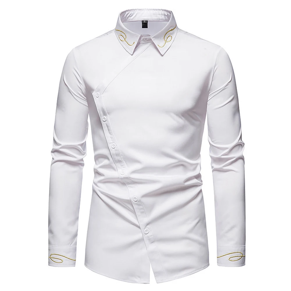 Fashion Blouse Button Top Asymmetrical Breathable Button Casual Comfortable Daily Embroidery European Embroidery
Fashion Blouse Button Top Asymmetrical Breathable Button Casual Comfortable Daily Embroidery European Embroidery