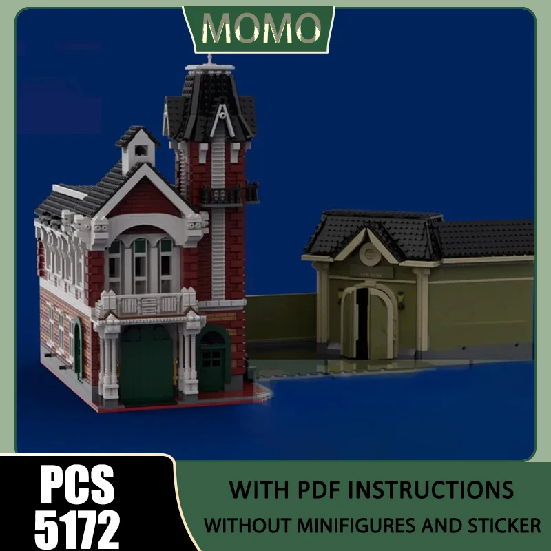 Moc Building Blocks Magic Kingdom Firehouse & Car Barn Model Technology Brick DIY Assembly Model Construction Holiday Set Toys
Moc Building Blocks Magic Kingdom Firehouse & Car Barn Model Technology Brick DIY Assembly Model Construction Holiday Set Toys