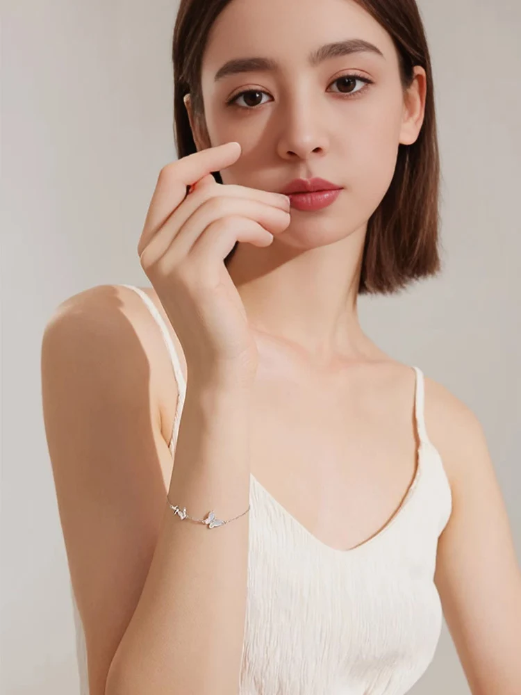 Dawn's Jewel Fritillary Butterfly Bracelet Sterling Silver Light Luxury Niche High-grade Exquisite
Dawn's Jewel Fritillary Butterfly Bracelet Sterling Silver Light Luxury Niche High-grade Exquisite