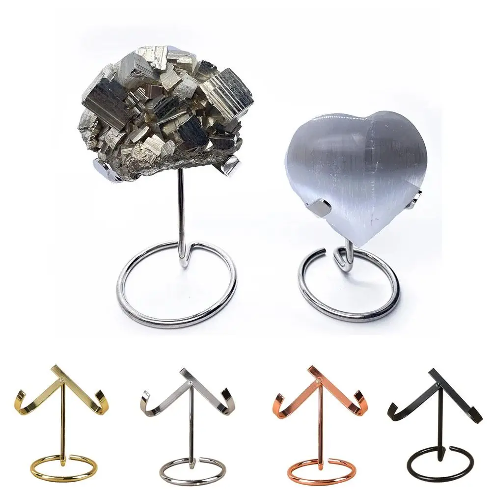 Metal Base Love Chip Bracket Simple Style Silver/Golden/Black Crystal Heart Display Base Decorative Sphere Stone Support Desktop
Metal Base Love Chip Bracket Simple Style Silver/Golden/Black Crystal Heart Display Base Decorative Sphere Stone Support Desktop