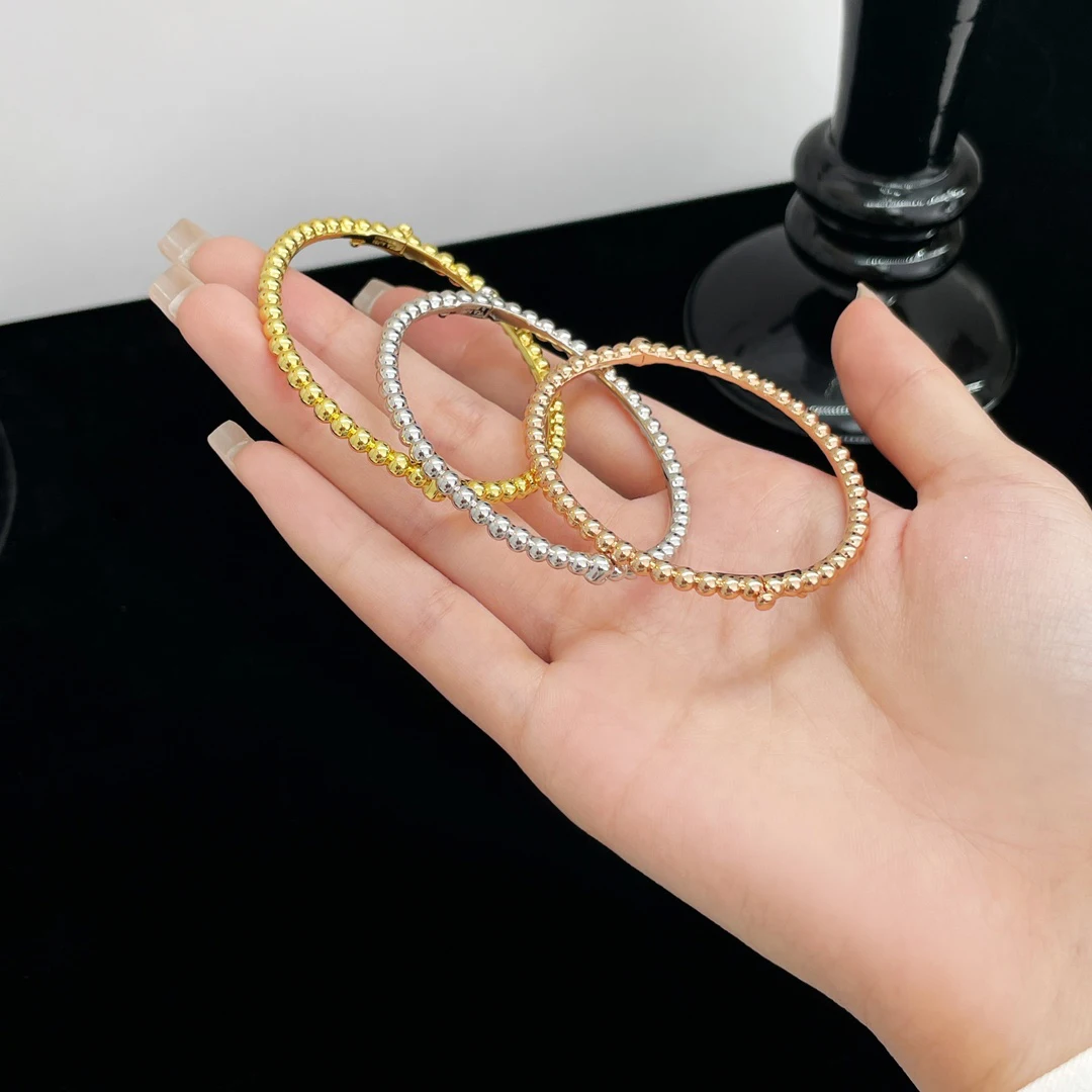 Classic Three Color Ball Bracelet Three Sizes Simplicity Fashion Daily wear Bangle
Classic Three Color Ball Bracelet Three Sizes Simplicity Fashion Daily wear Bangle