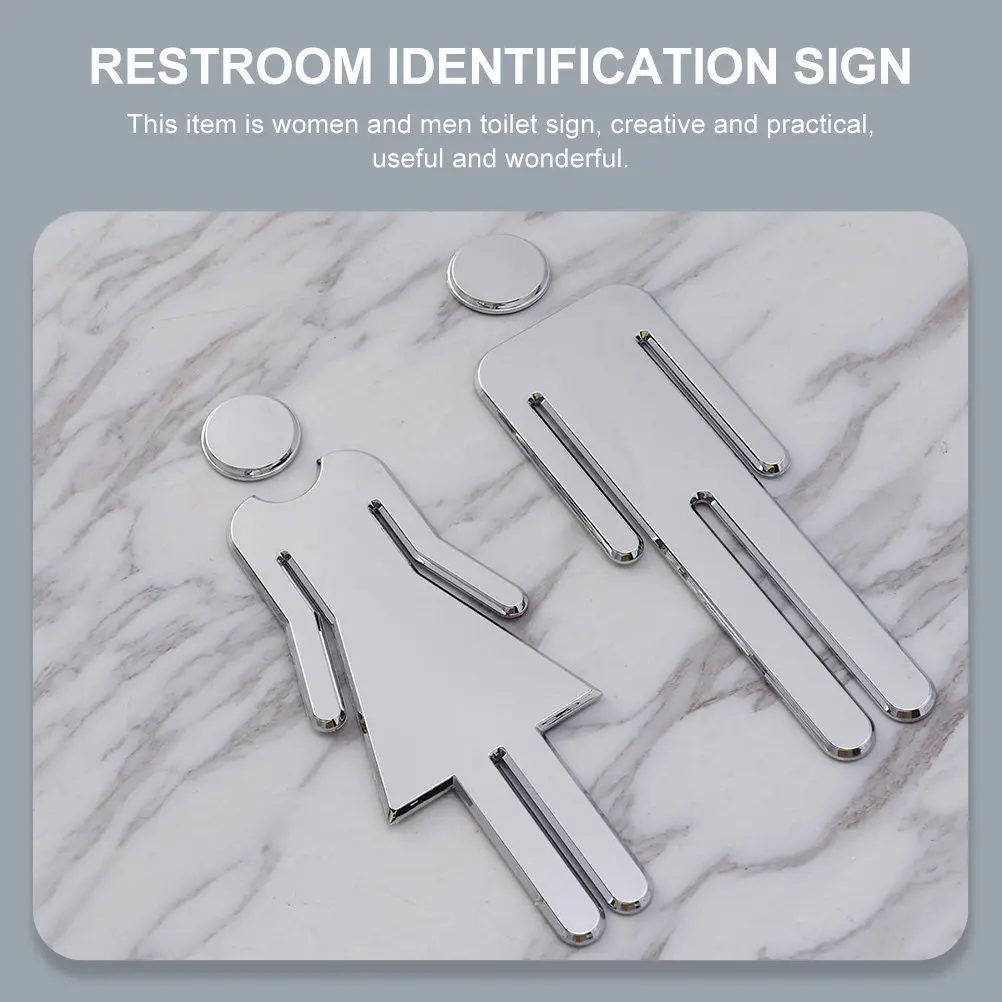 Набор из 4 табличек для туалетов из АБС-пластика: креативные указатели для мужского и женского туалетов, для дома, отеля, туристических объектов
Набор из 4 табличек для туалетов из АБС-пластика: креативные указатели для мужского и женского туалетов, для дома, отеля, туристических объектов