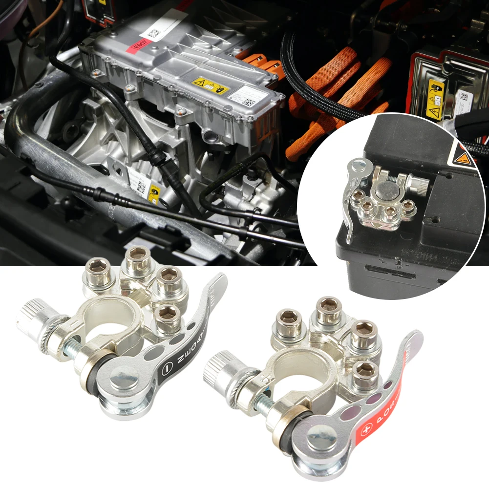 1 Pair Toolless Quick Disconnect Battery Main Cable Post Terminal Shut-Off Connectors 12v 6v 24v Boat Race Car UTV Tractor Truck
1 Pair Toolless Quick Disconnect Battery Main Cable Post Terminal Shut-Off Connectors 12v 6v 24v Boat Race Car UTV Tractor Truck