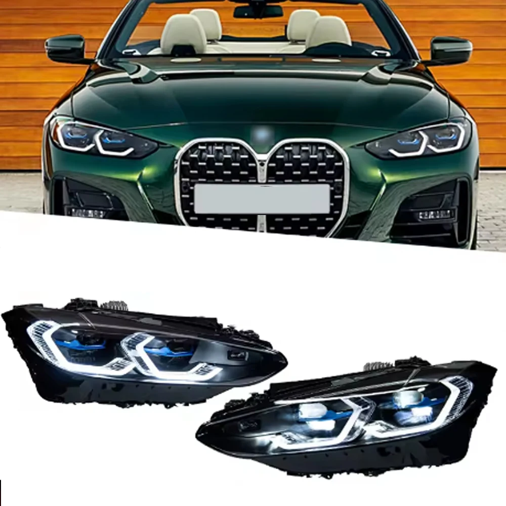 Автомобильный передний фонарь, светодиодная фара для BMW 4 серии G22 G23 G26 M4 425 430 2021-2023, фара DRL, дневные ходовые огни, указатель поворота
Автомобильный передний фонарь, светодиодная фара для BMW 4 серии G22 G23 G26 M4 425 430 2021-2023, фара DRL, дневные ходовые огни, указатель поворота