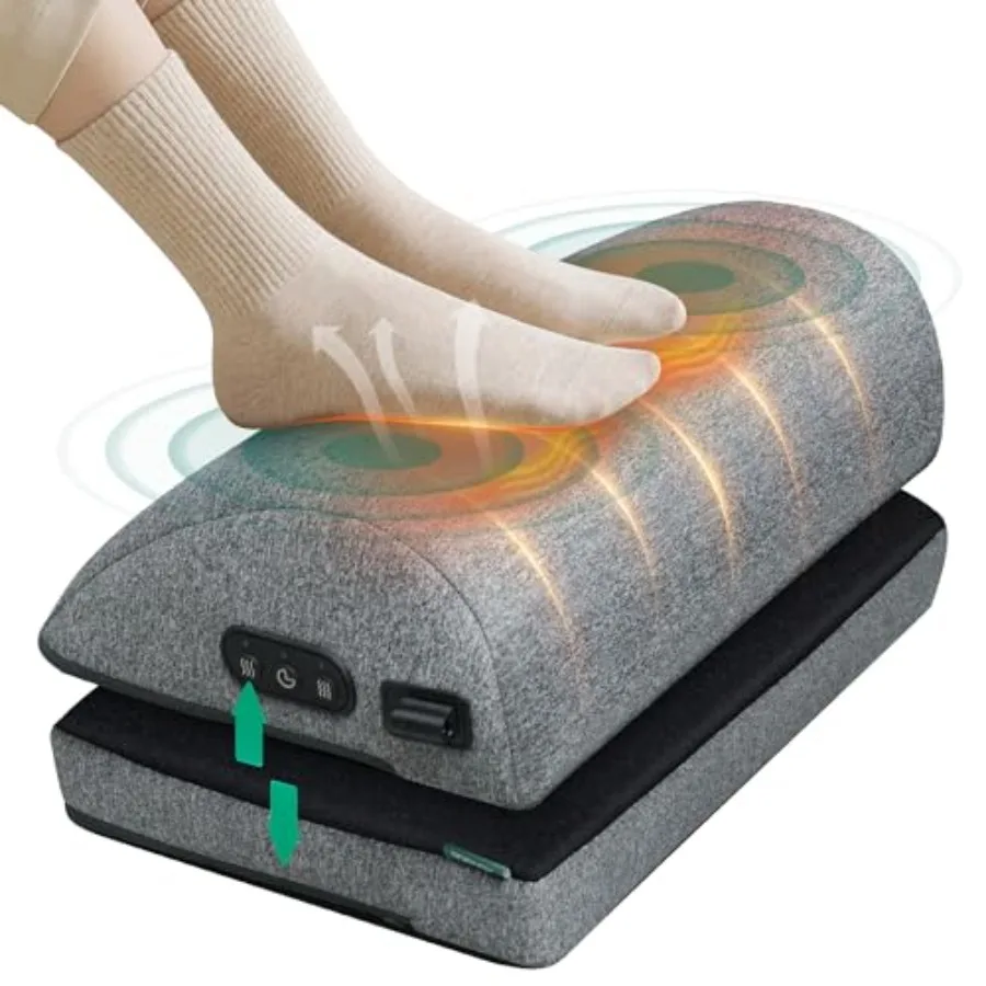 Heated Feet Rest Under Desk at Work FSA Eligble Desk Feet Stool with Heat and Vibration Massage Adjustable Height 2 Heat Levels
Heated Feet Rest Under Desk at Work FSA Eligble Desk Feet Stool with Heat and Vibration Massage Adjustable Height 2 Heat Levels