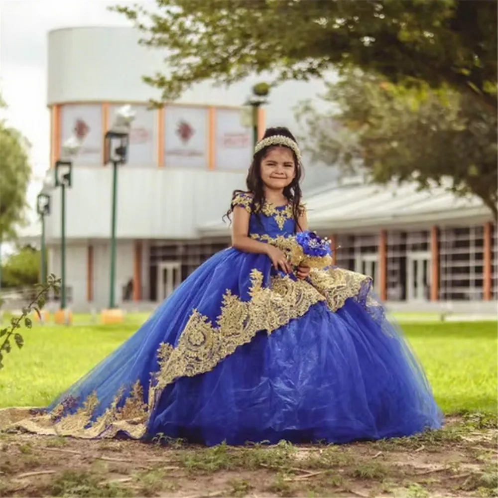 Customized Luxury Flower Girl Dress For Wedding Appliques Lace Floor Length Kids Birthday Party First Communion Ball Gown
Customized Luxury Flower Girl Dress For Wedding Appliques Lace Floor Length Kids Birthday Party First Communion Ball Gown