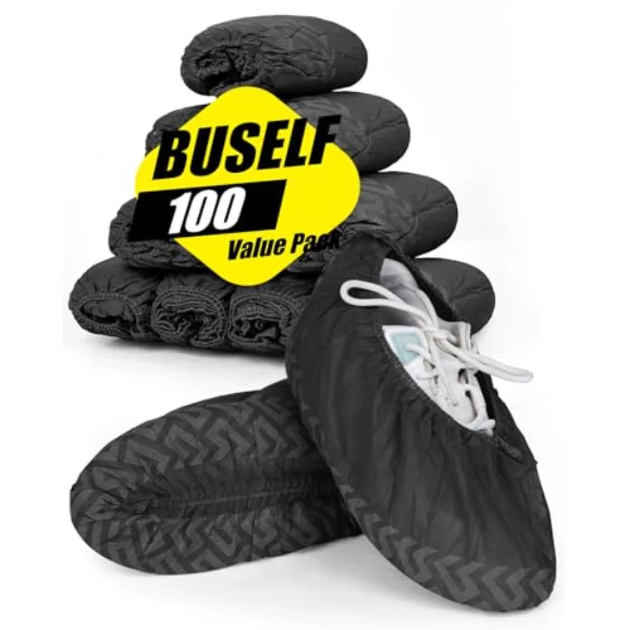 Buself X-Large 100 Count Shoe Covers Disposable Non-Slip, Premium Cloth Boot Covers, Slip-resistant, Durable, Breathable, Non-t
Buself X-Large 100 Count Shoe Covers Disposable Non-Slip, Premium Cloth Boot Covers, Slip-resistant, Durable, Breathable, Non-t