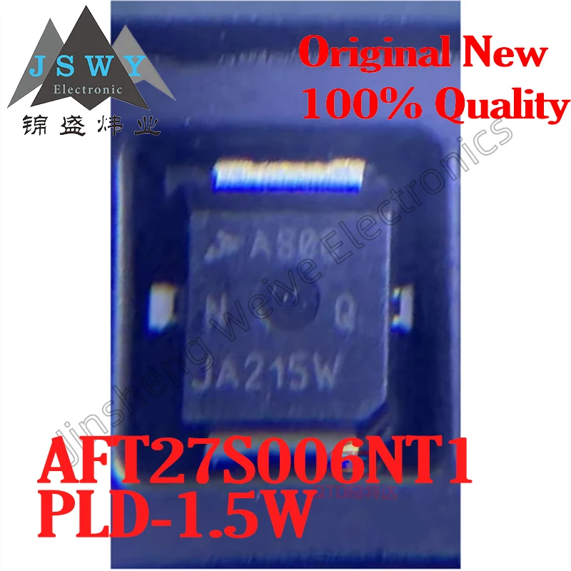(1/10 Piece) AFT27S006NT1 AS06 PLD-1.5W AFT27S006/LDMOS Power Amplifier Chip/New Original Stock Electronic
(1/10 Piece) AFT27S006NT1 AS06 PLD-1.5W AFT27S006/LDMOS Power Amplifier Chip/New Original Stock Electronic