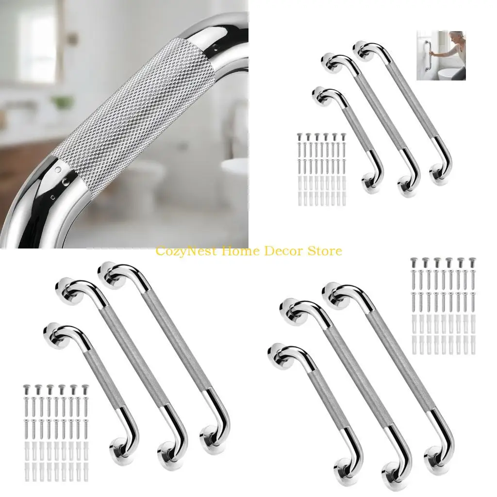 92MF Pack Of 3 Bathroom Safety Assistance Grab Handles For Elderly Support
92MF Pack Of 3 Bathroom Safety Assistance Grab Handles For Elderly Support