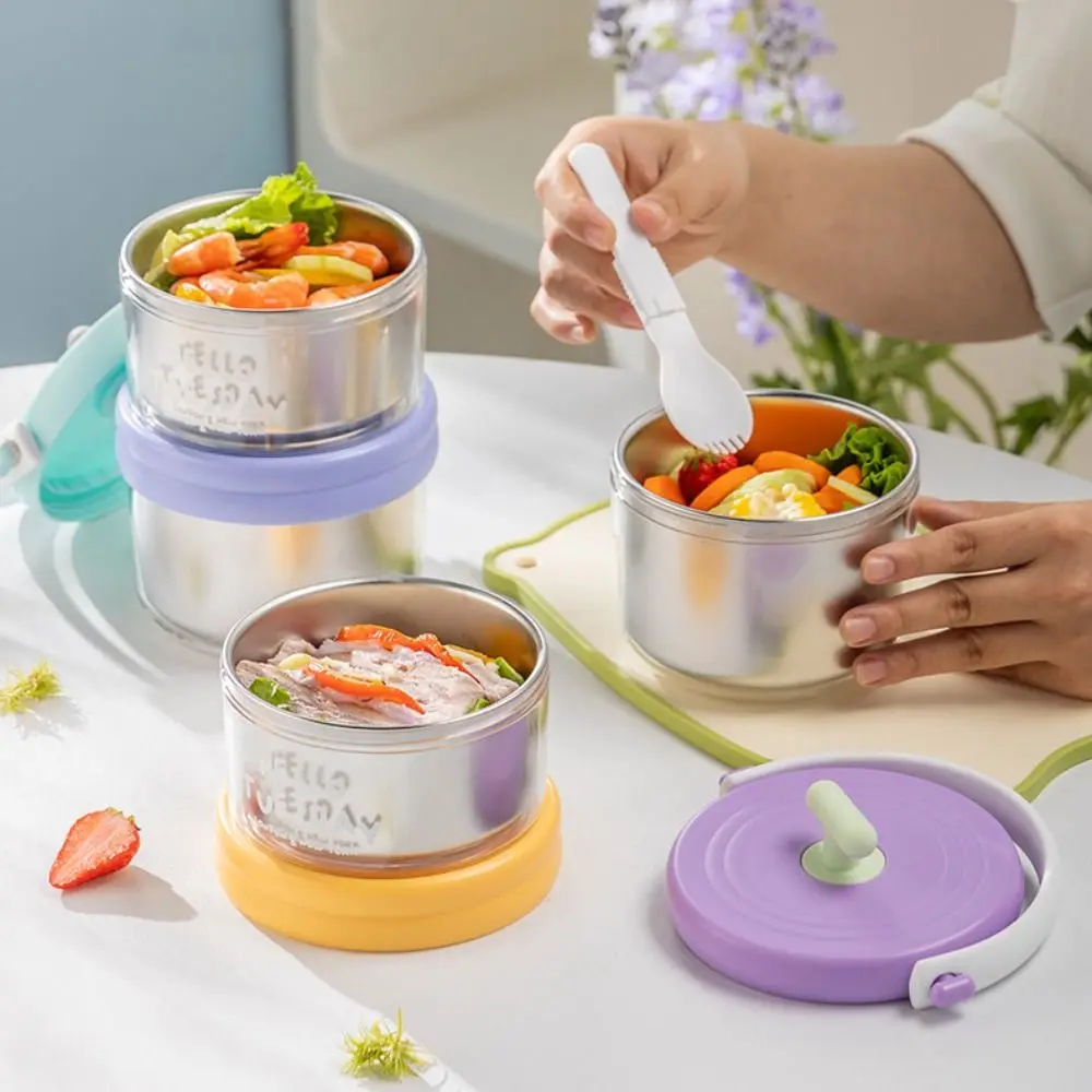 Portable Double Layer Insulated Lunch Box Sealed Microwaveable Thermal Lunch Box Leakproof Round Food Container School
Portable Double Layer Insulated Lunch Box Sealed Microwaveable Thermal Lunch Box Leakproof Round Food Container School