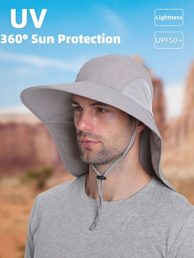 Outdoor Fisherman Hat Large Brim Fishing Mountaineering Hat Summer Sun Hat Men Women Adjustable 50 + Upf Uv Protection Sun Hat
Outdoor Fisherman Hat Large Brim Fishing Mountaineering Hat Summer Sun Hat Men Women Adjustable 50 + Upf Uv Protection Sun Hat