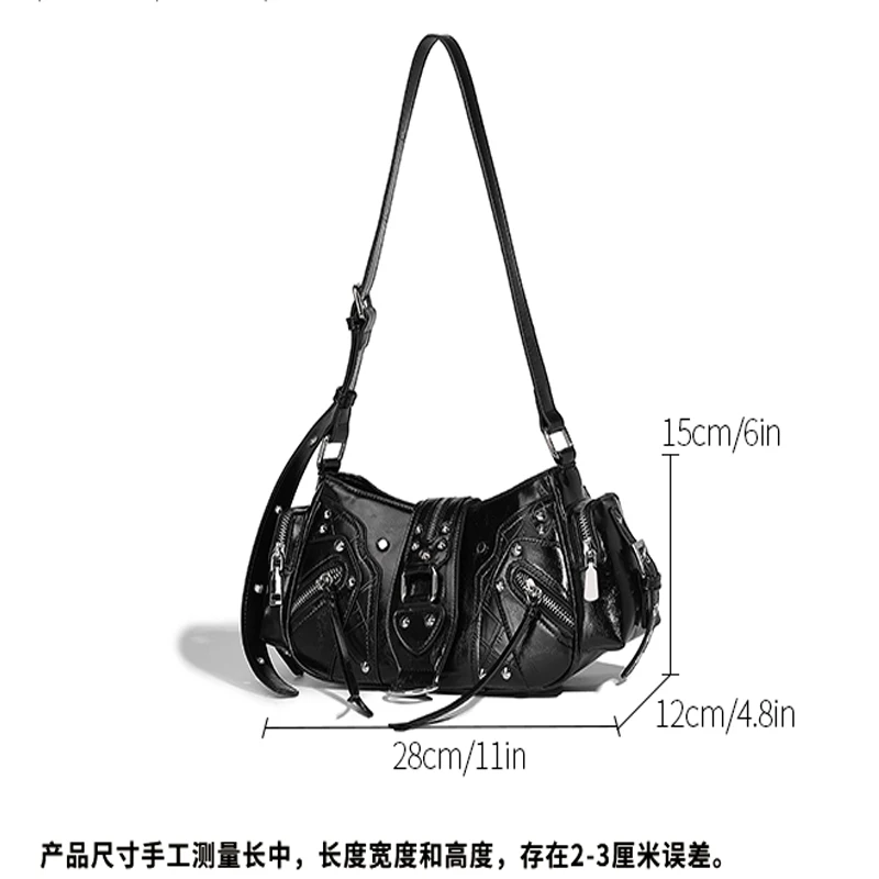 2024 New Saddle Bag Large Capacity Retro Women's Bag Single Shoulder Messenger Bag Hot Girl Trendy Dumpling Bag
2024 New Saddle Bag Large Capacity Retro Women's Bag Single Shoulder Messenger Bag Hot Girl Trendy Dumpling Bag