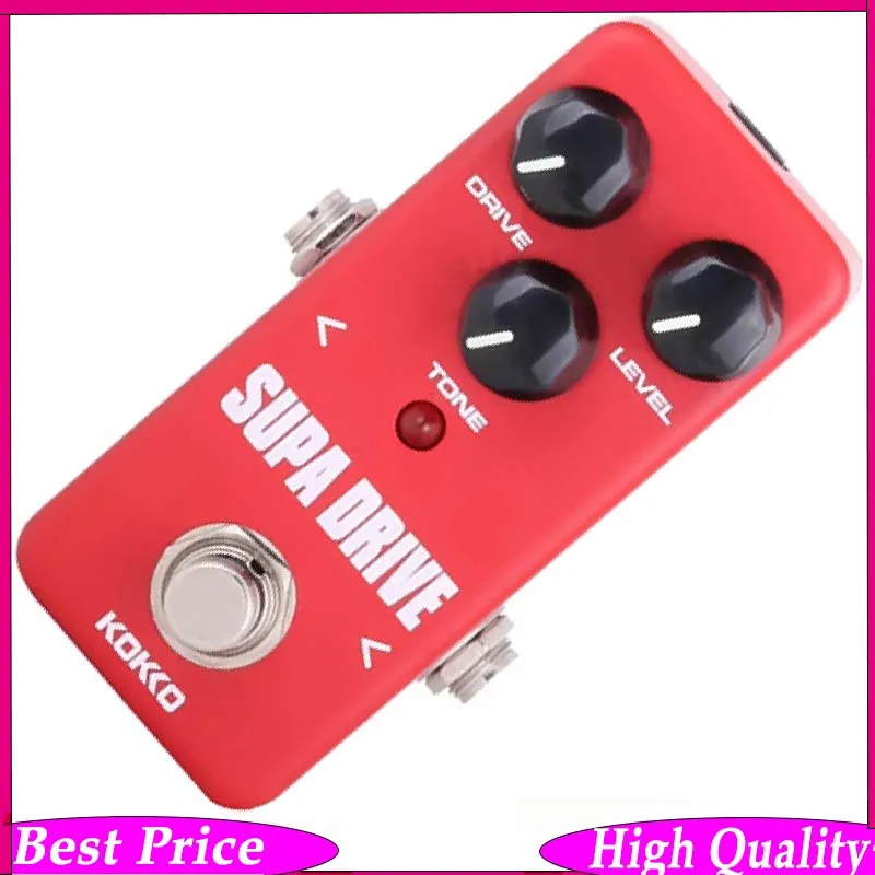 KOKKO SUPA DRIVE Mini Overdrive Guitar Effects Pedal – High-Gain Tube-Like Crunch & Lead Boost for Electric Guitar
KOKKO SUPA DRIVE Mini Overdrive Guitar Effects Pedal – High-Gain Tube-Like Crunch & Lead Boost for Electric Guitar