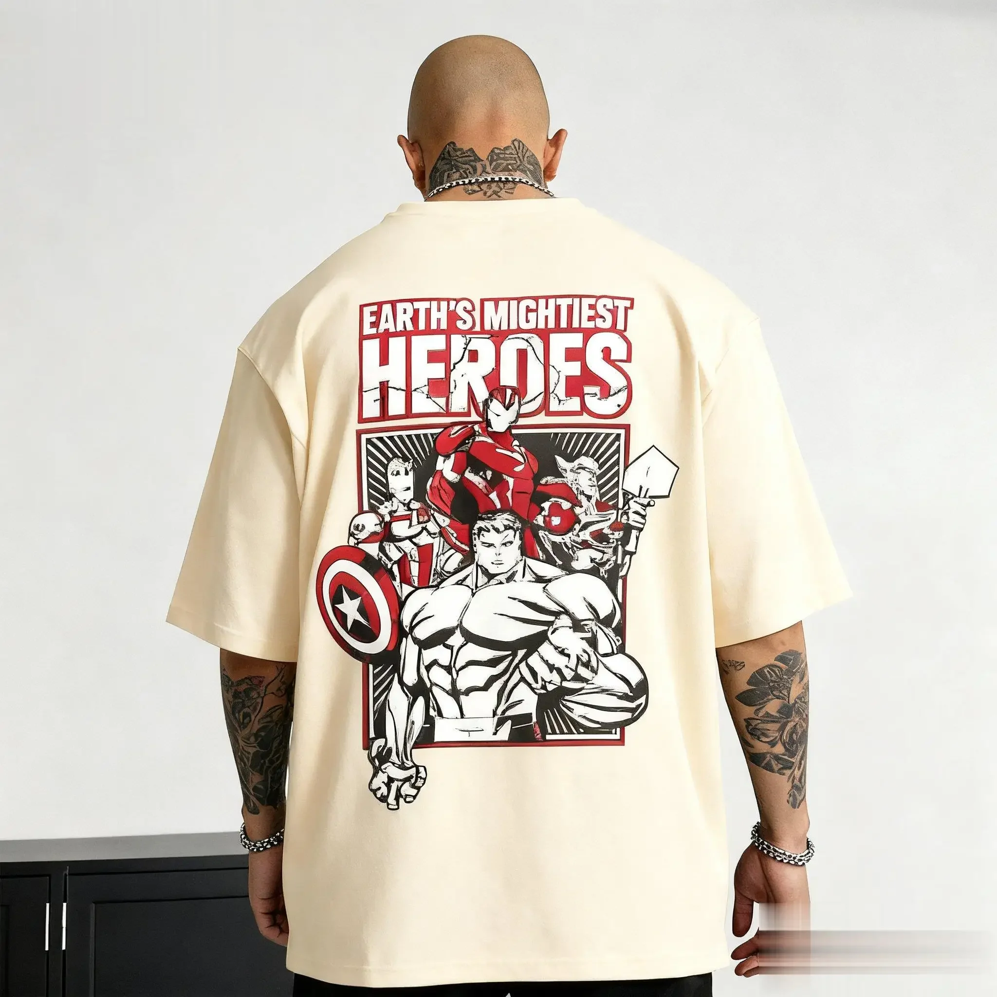 Marvel,2026 hit product-Vintage Retro Superhero Graphic T-Shirt,stylish men's and women's short-sleeved cotton t-shirt, cool top
Marvel,2026 hit product-Vintage Retro Superhero Graphic T-Shirt,stylish men's and women's short-sleeved cotton t-shirt, cool top