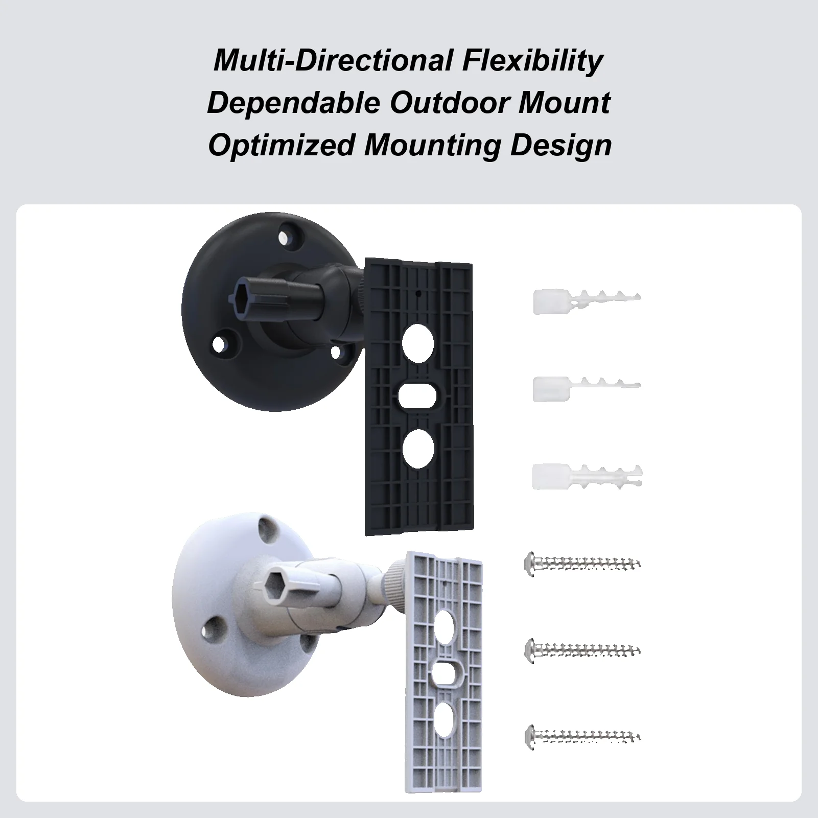 Camera wall bracket Outside Camera Mount Monitor Holder Indoor Adjustable Mount for House Garden Playroom Kids Room Bedroom 
Camera wall bracket Outside Camera Mount Monitor Holder Indoor Adjustable Mount for House Garden Playroom Kids Room Bedroom