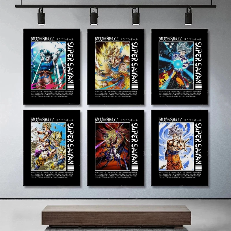 Canvas Printing Classic Anime Posters Dragon Ball Goku Classic Figures Vegeta HD Printing Wall Art Modern Living Room Decor Toys
Canvas Printing Classic Anime Posters Dragon Ball Goku Classic Figures Vegeta HD Printing Wall Art Modern Living Room Decor Toys