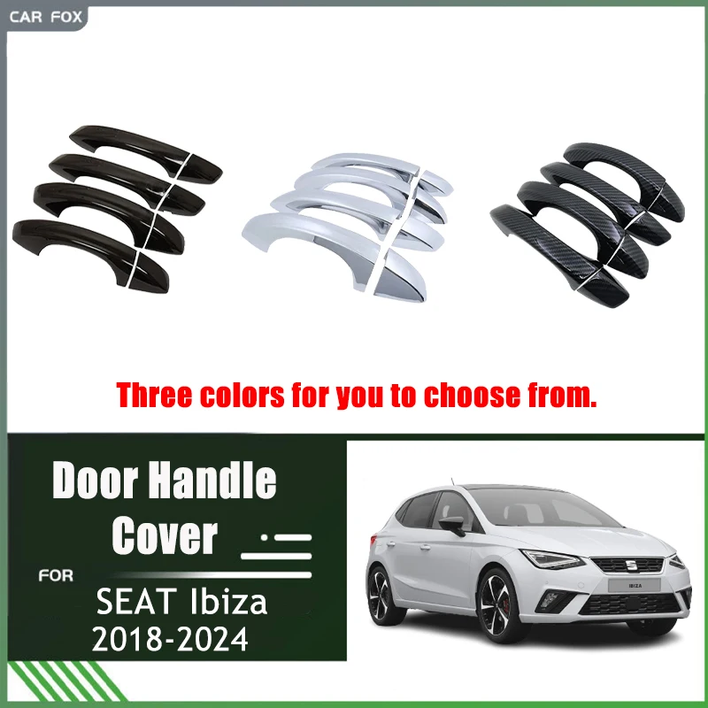 Chrome Door Handle Cover Trim for SEAT Ibiza MK5 2018-2024 2019 2020 2021 Car Accessories Carbon Fiber Trim Set Sticker Styling
Chrome Door Handle Cover Trim for SEAT Ibiza MK5 2018-2024 2019 2020 2021 Car Accessories Carbon Fiber Trim Set Sticker Styling