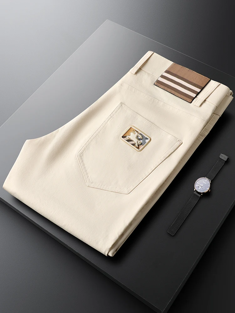 Busin Casual Trousers for Men Khaki Color Slim Fit Straight Leg Faionable Spring Autumn New Sle M Pants
Busin Casual Trousers for Men Khaki Color Slim Fit Straight Leg Faionable Spring Autumn New Sle M Pants