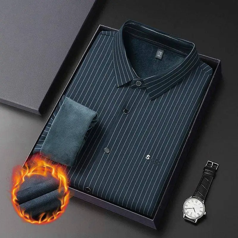 Business Casual Long Sleeve Shirt Stripe Pattern Seamless Glue Suitable for Spring Autumn Standard Fit Home Use All Seasons
Business Casual Long Sleeve Shirt Stripe Pattern Seamless Glue Suitable for Spring Autumn Standard Fit Home Use All Seasons