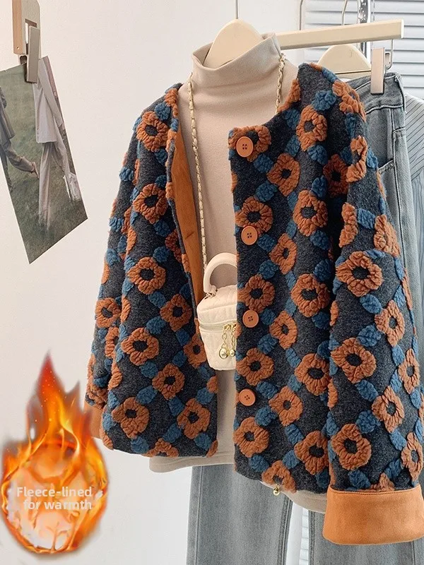 Thiened шерстяное пальто женское модное осенне-зимнее 3D цветочное вышивка из смеси хлопка повседневное универсальное длинное свековое круглое Ne
Thiened шерстяное пальто женское модное осенне-зимнее 3D цветочное вышивка из смеси хлопка повседневное универсальное длинное свековое круглое Ne