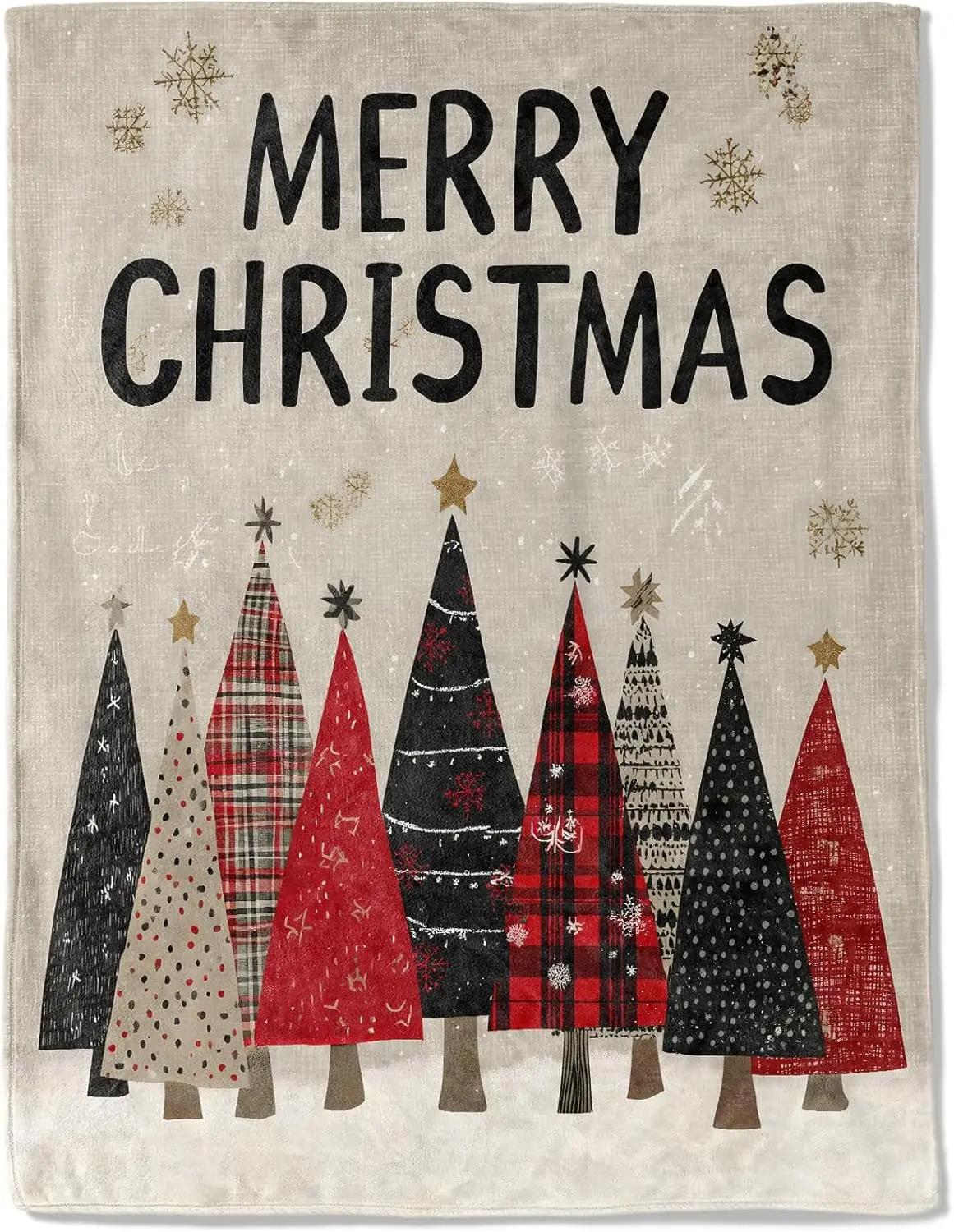 Christmas Decorative Throw Blanket Stylized Tree and Beige Snowflake Print Decoration,Soft Flannel Winter Blankets for Couch Bed
Christmas Decorative Throw Blanket Stylized Tree and Beige Snowflake Print Decoration,Soft Flannel Winter Blankets for Couch Bed