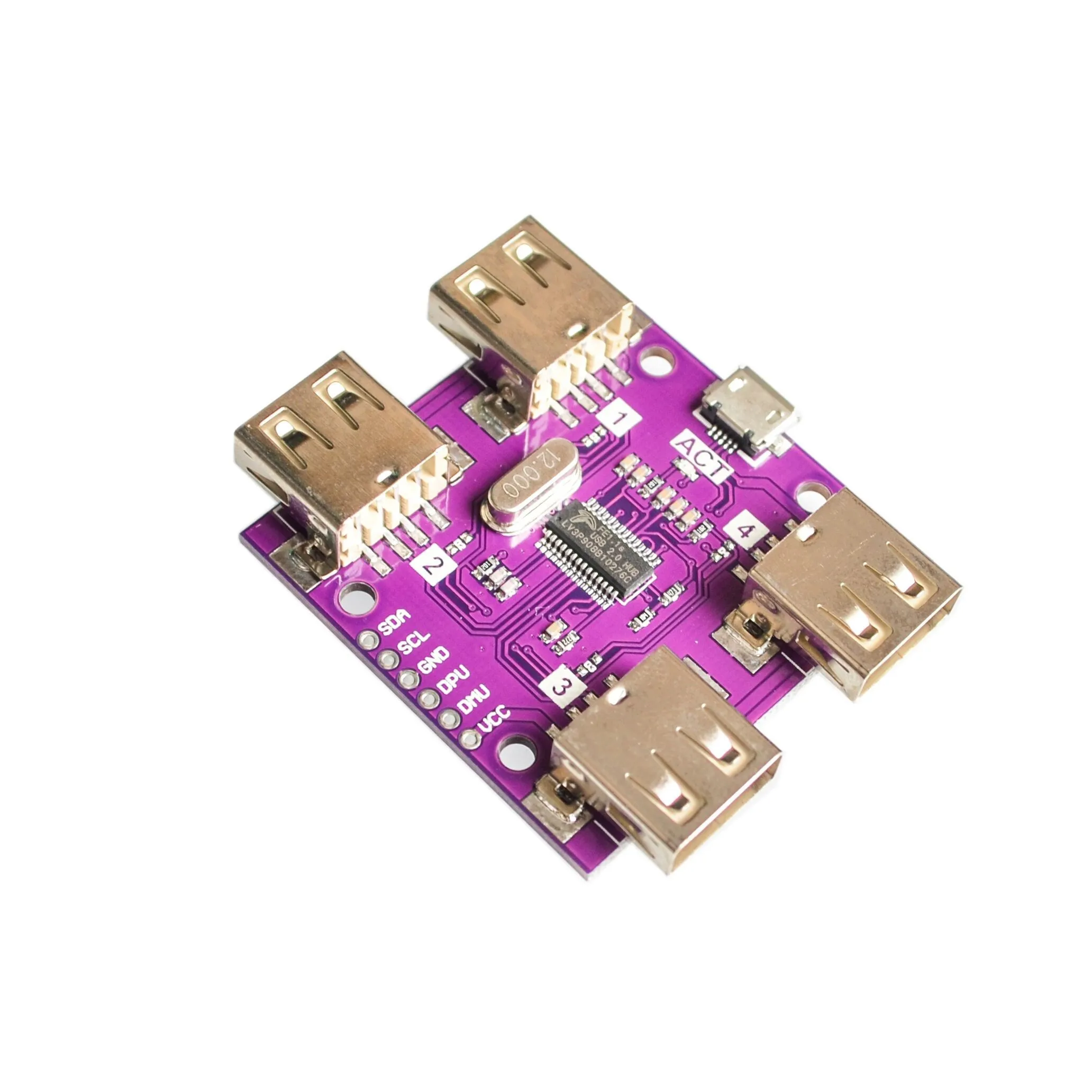 204 USB 2.0 High Speed 4-Port Controller Module 5V 500mA DC External Bus Interface Computer Hardware Component
204 USB 2.0 High Speed 4-Port Controller Module 5V 500mA DC External Bus Interface Computer Hardware Component