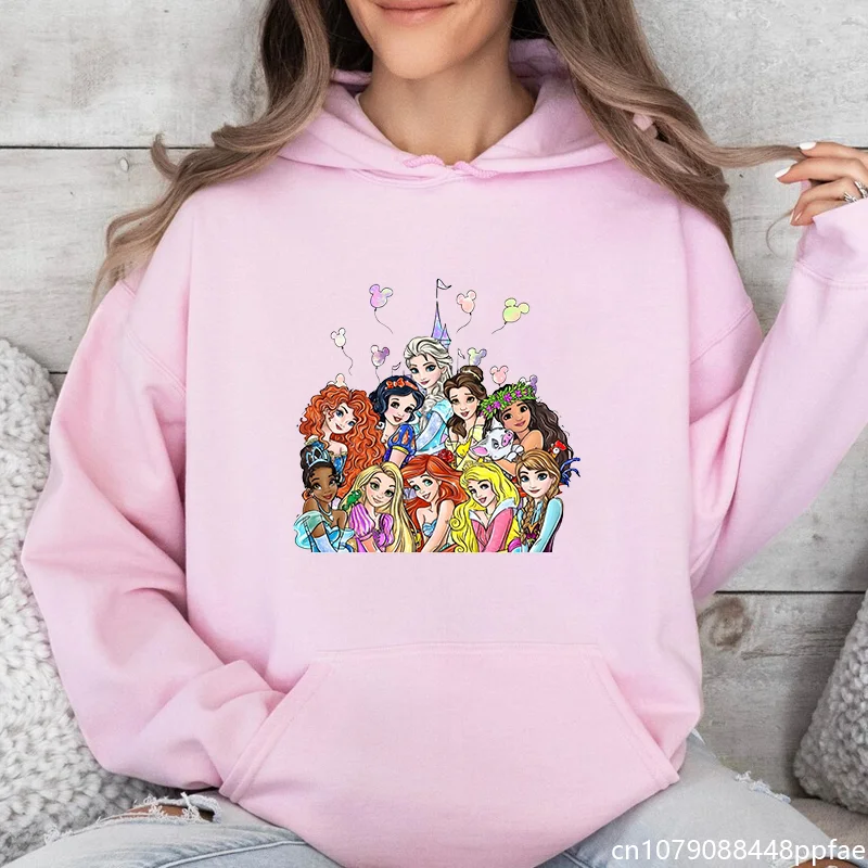 Women's Vintage Disney Princess Print Hoodie Personalized Creative Women's Anime Sweatshirt
Women's Vintage Disney Princess Print Hoodie Personalized Creative Women's Anime Sweatshirt