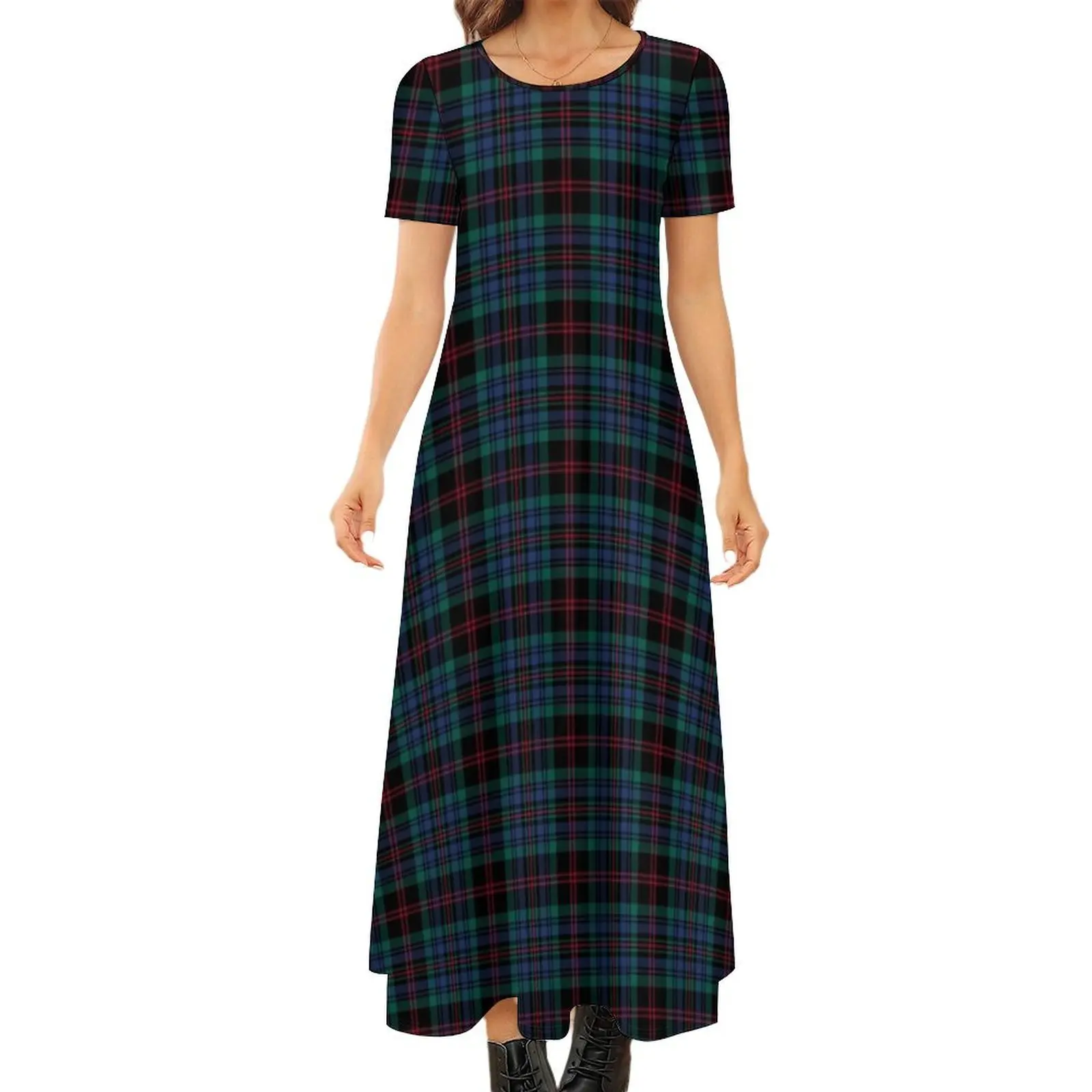 Daly Tartan Pattern Irish Plaid Round Neck Short Sleeve Dress summer dress woman 2024 Prom gown
Daly Tartan Pattern Irish Plaid Round Neck Short Sleeve Dress summer dress woman 2024 Prom gown