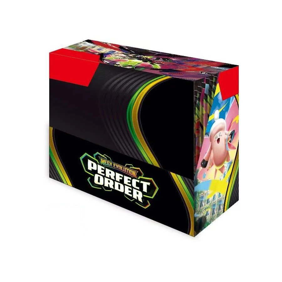 English 360 Pokémon MEGA EVOLUTION PERFECT ORDER ASCENDED HEROES Booster Display Box Pokemon Booster Cards Playing Cards
English 360 Pokémon MEGA EVOLUTION PERFECT ORDER ASCENDED HEROES Booster Display Box Pokemon Booster Cards Playing Cards