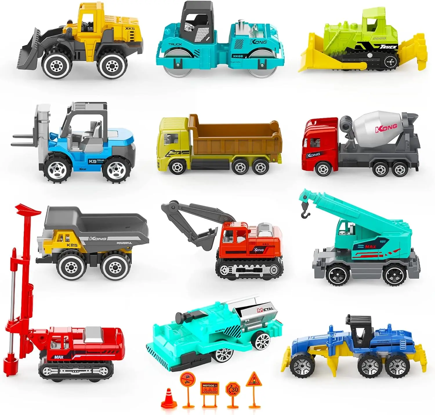 17 Metal Construction Vehicles Toys, Mini Excavator Cars Trucks for Boys Kids Cake Decorations Party Favors
17 Metal Construction Vehicles Toys, Mini Excavator Cars Trucks for Boys Kids Cake Decorations Party Favors