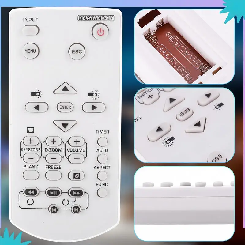 ABZW Projector Remote Control For CASIO Projector YT-141 XJ-A142 XJ-A147 XJ-A242 XJ-A247 Replacement Remote Control
ABZW Projector Remote Control For CASIO Projector YT-141 XJ-A142 XJ-A147 XJ-A242 XJ-A247 Replacement Remote Control