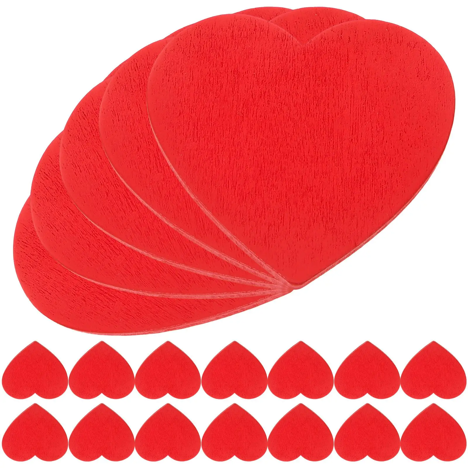 20 Pcs Heart Shaped Wooden Ornaments Smooth Surface Lightweight DIY Crafts Wedding Decorations Holiday Party Accessories
20 Pcs Heart Shaped Wooden Ornaments Smooth Surface Lightweight DIY Crafts Wedding Decorations Holiday Party Accessories