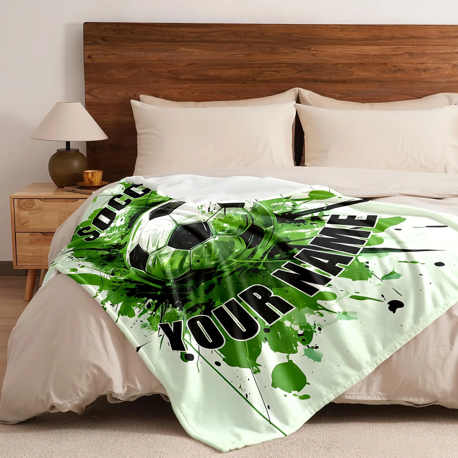 1pc Personalized Customized Football Blanket Soft and Comfortable All Seasons Suitable Flannel Small Cover Blanket Sofa Blanket
1pc Personalized Customized Football Blanket Soft and Comfortable All Seasons Suitable Flannel Small Cover Blanket Sofa Blanket