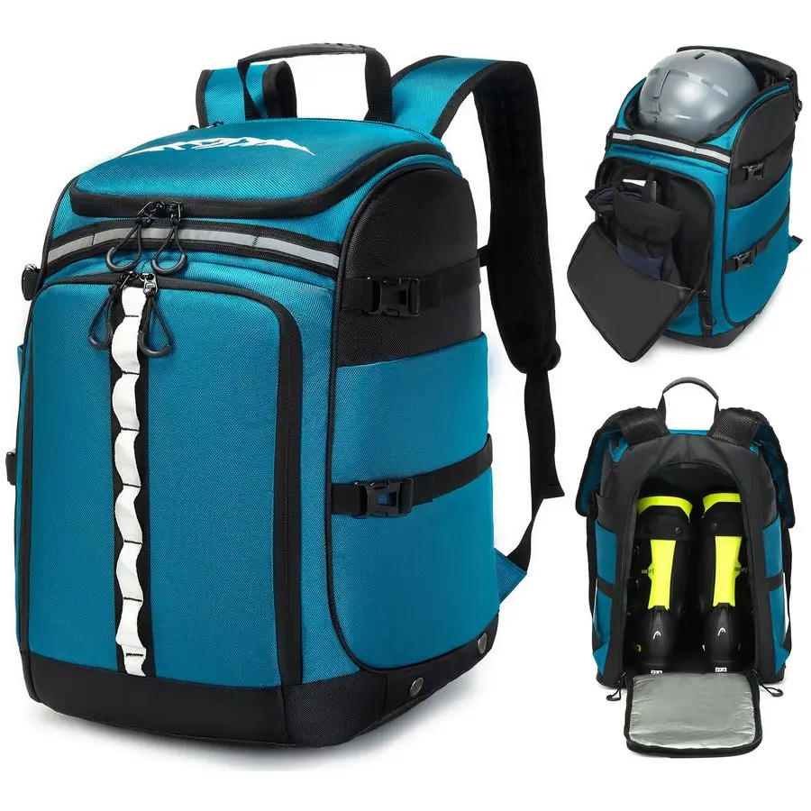 Сумка для ботинок, 65-литровый рюкзак для перевозки лыжных ботинок, шлема, очков, перчаток, лыж, сноуборда и аксессуаров, водонепроницаемая сумка для лыж
Сумка для ботинок, 65-литровый рюкзак для перевозки лыжных ботинок, шлема, очков, перчаток, лыж, сноуборда и аксессуаров, водонепроницаемая сумка для лыж