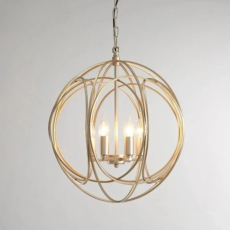 Nordic Farmhouse Pendant Lights Rustic Gold Iron Cage LED Pendant for Dining Room Kitchen Island Living Room Vintage Lamp
Nordic Farmhouse Pendant Lights Rustic Gold Iron Cage LED Pendant for Dining Room Kitchen Island Living Room Vintage Lamp
