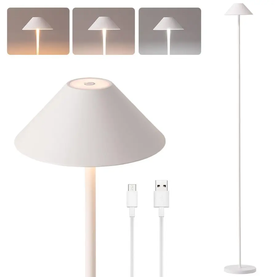 Напольный светильник для помещений и улицы, беспроводной высокий торшер с 3 цветовыми температурами и регулировкой яркости, водонепроницаемый IP43, регулируемая высота 1
Напольный светильник для помещений и улицы, беспроводной высокий торшер с 3 цветовыми температурами и регулировкой яркости, водонепроницаемый IP43, регулируемая высота 1