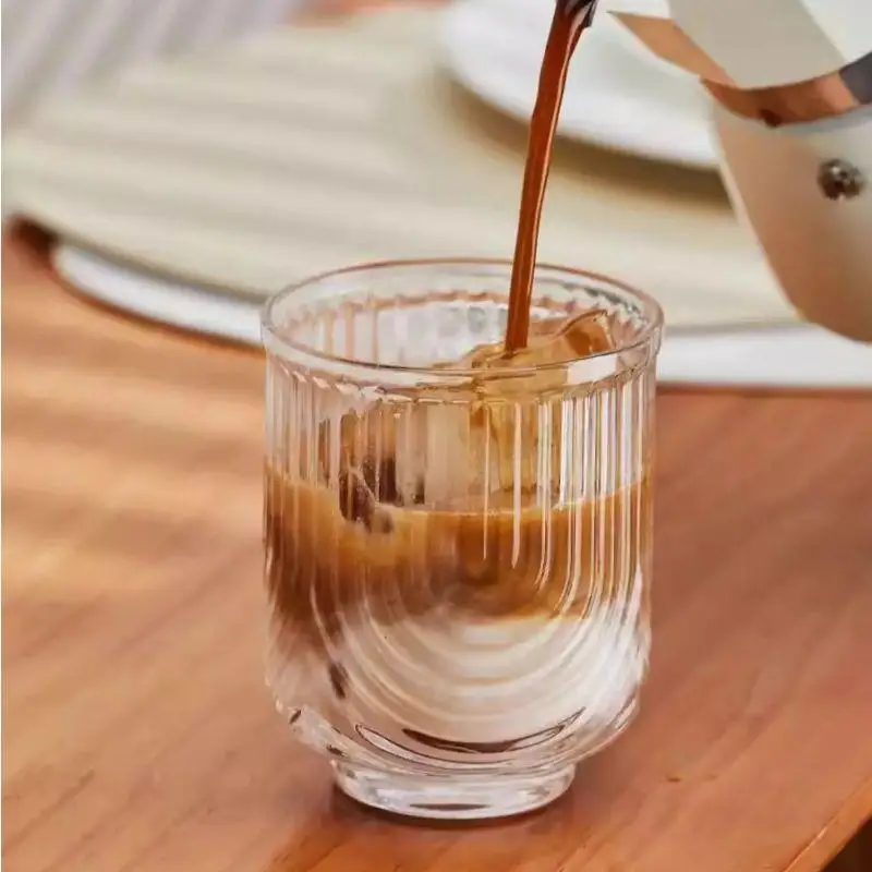 For 1pc Glass Cup 370ml Water Glasses Stripe Mug Drinkware Perfect Transparent Beer cup Tea Juice Milk Coffee mug For Party
For 1pc Glass Cup 370ml Water Glasses Stripe Mug Drinkware Perfect Transparent Beer cup Tea Juice Milk Coffee mug For Party