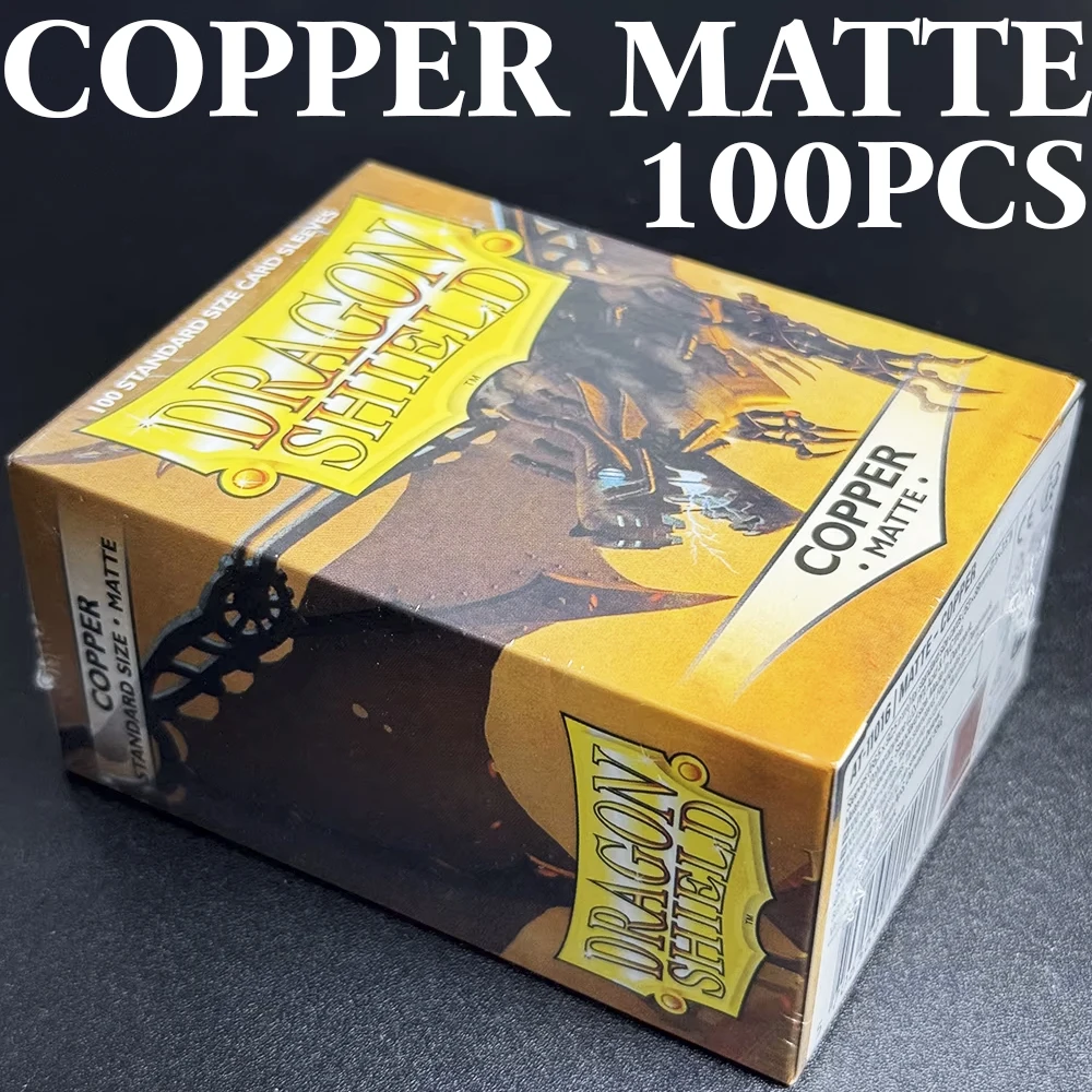100 PCS/BOX Copper DragonShield Cards Sleeves Cover Matte Cards Sleeves Protector for TCG/PTCG Board Games CardsStandard Size
100 PCS/BOX Copper DragonShield Cards Sleeves Cover Matte Cards Sleeves Protector for TCG/PTCG Board Games CardsStandard Size