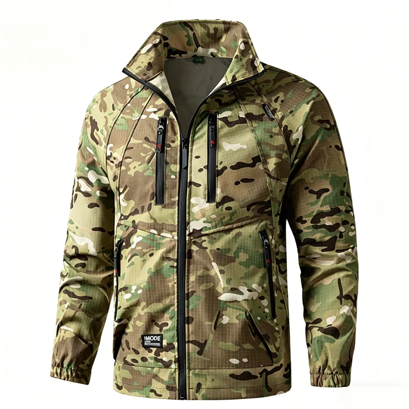 Spring Autumn Men Tactical Cargo Jackets Outdoor Men Camo Hunting Windbreaker Coats Men Military Hiking Waterproof Zipper Jacket
Spring Autumn Men Tactical Cargo Jackets Outdoor Men Camo Hunting Windbreaker Coats Men Military Hiking Waterproof Zipper Jacket