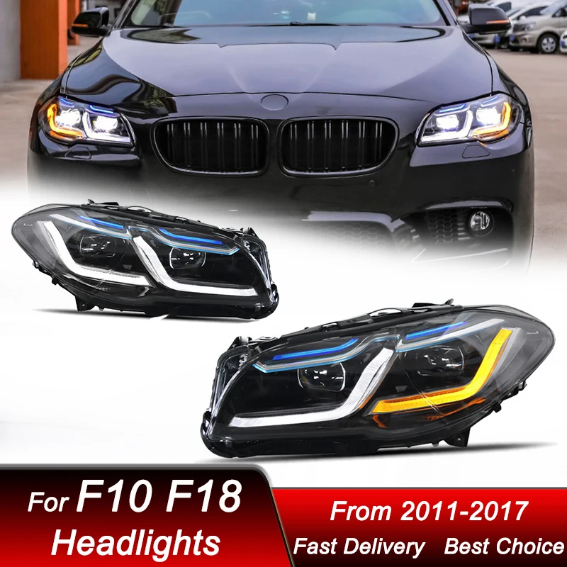 Pop Car Headlights For 5 Series F10 F18 2011-2017 New LED Headlamp Assembly Upgrade High Configure Projector Lens Accessories Ki
Pop Car Headlights For 5 Series F10 F18 2011-2017 New LED Headlamp Assembly Upgrade High Configure Projector Lens Accessories Ki