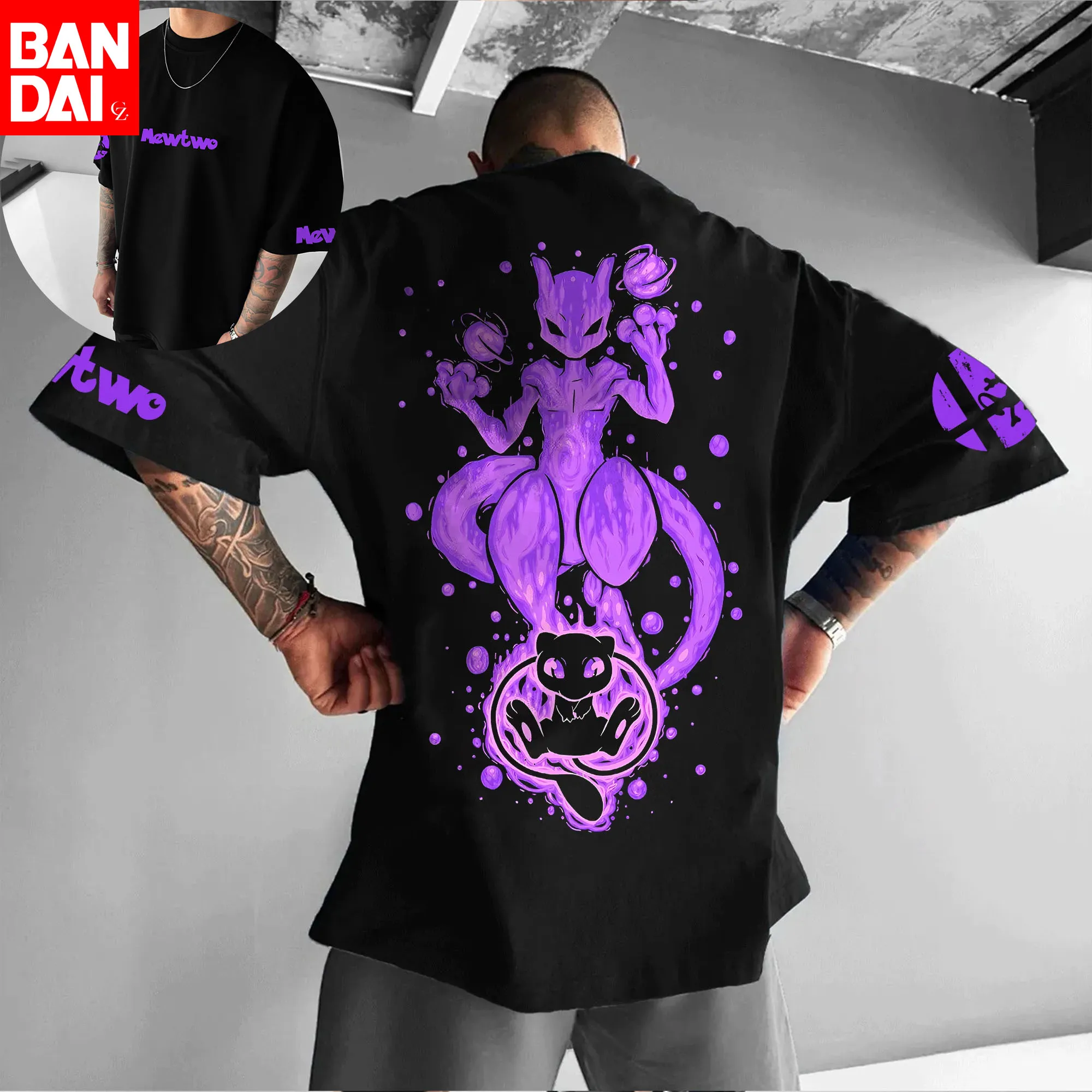 Pokémon Anime Printing Oversized Cotton T-shirt Men and Women Comfortable Loose Fashion Street Y2K Summer Absorb Sweat T-shirt
Pokémon Anime Printing Oversized Cotton T-shirt Men and Women Comfortable Loose Fashion Street Y2K Summer Absorb Sweat T-shirt