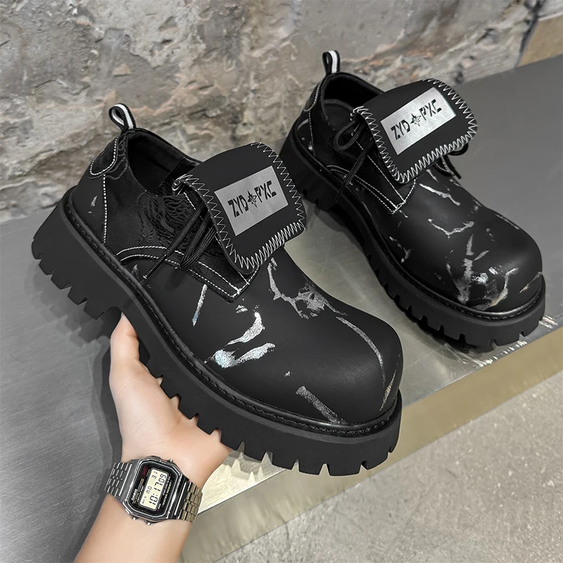 Кожаные мужские oes 2026, новинка осени, повседневные кожаные oes, большие головные уборы для мужчин
Кожаные мужские oes 2026, новинка осени, повседневные кожаные oes, большие головные уборы для мужчин